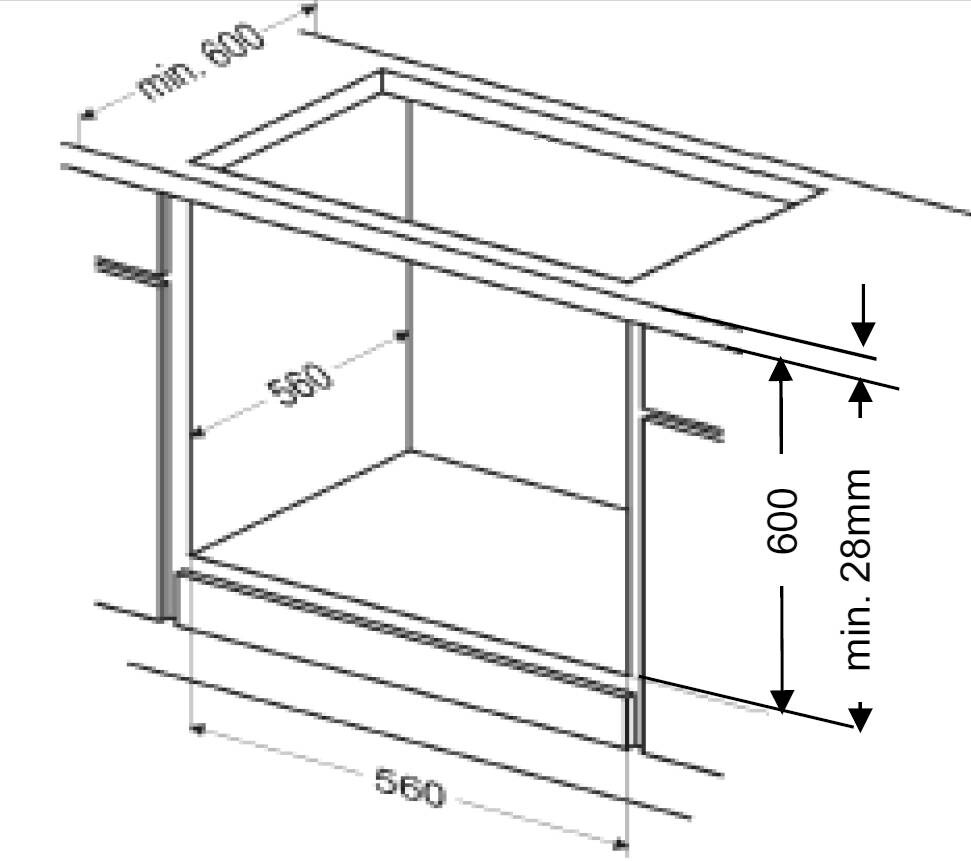 Respekta Küchenblock Premium Eiche Eiche grau Nachbildung B/H/T: ca. 270x200x60 cm
