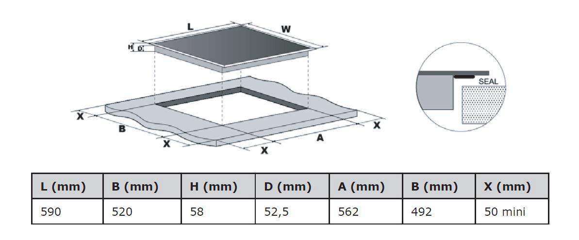 Respekta Küchenblock Premium schwarz hochglänzend B/H/T: ca. 280x200x60 cm