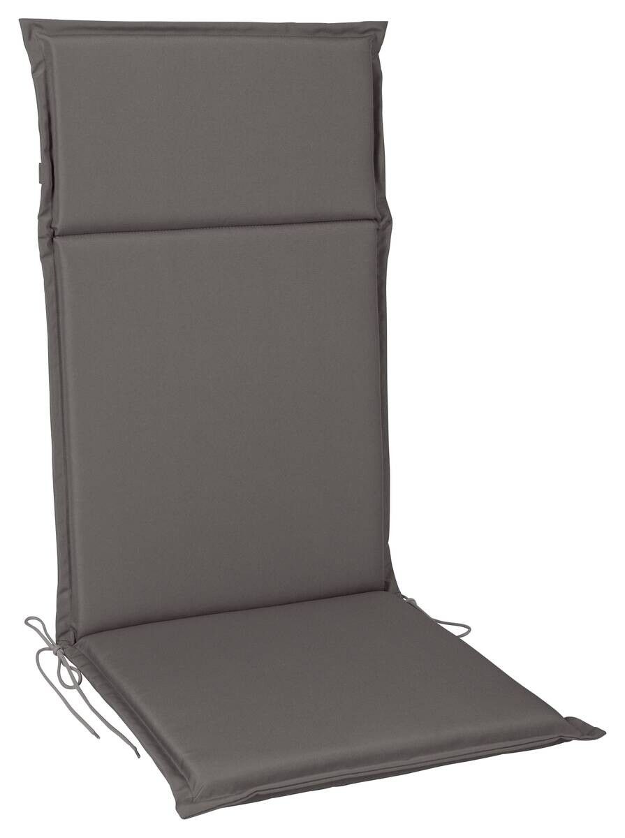 Auflage Lina anthrazit Polyester B/H/L: ca. 47x4,5x121 cm