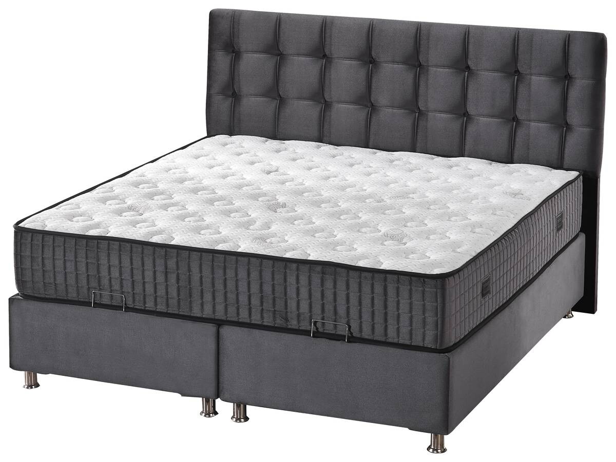 Polsterbett Etna anthrazit Liegefläche B/L: ca. 180x200 cm