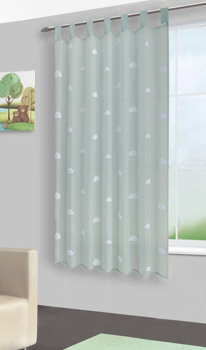 POCOline Kombivorhang Clouds salbei B/L: ca. 140x175 cm