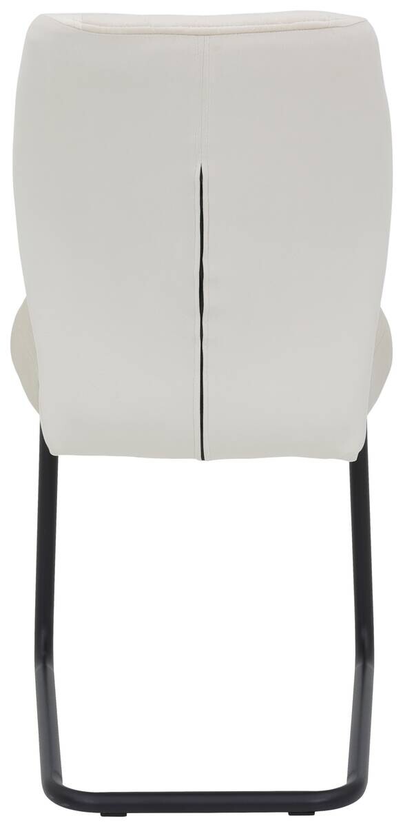 Schwingstuhl Oslo, 4er-Set beige Microfaser B/H/T: ca. 45x92x60 cm