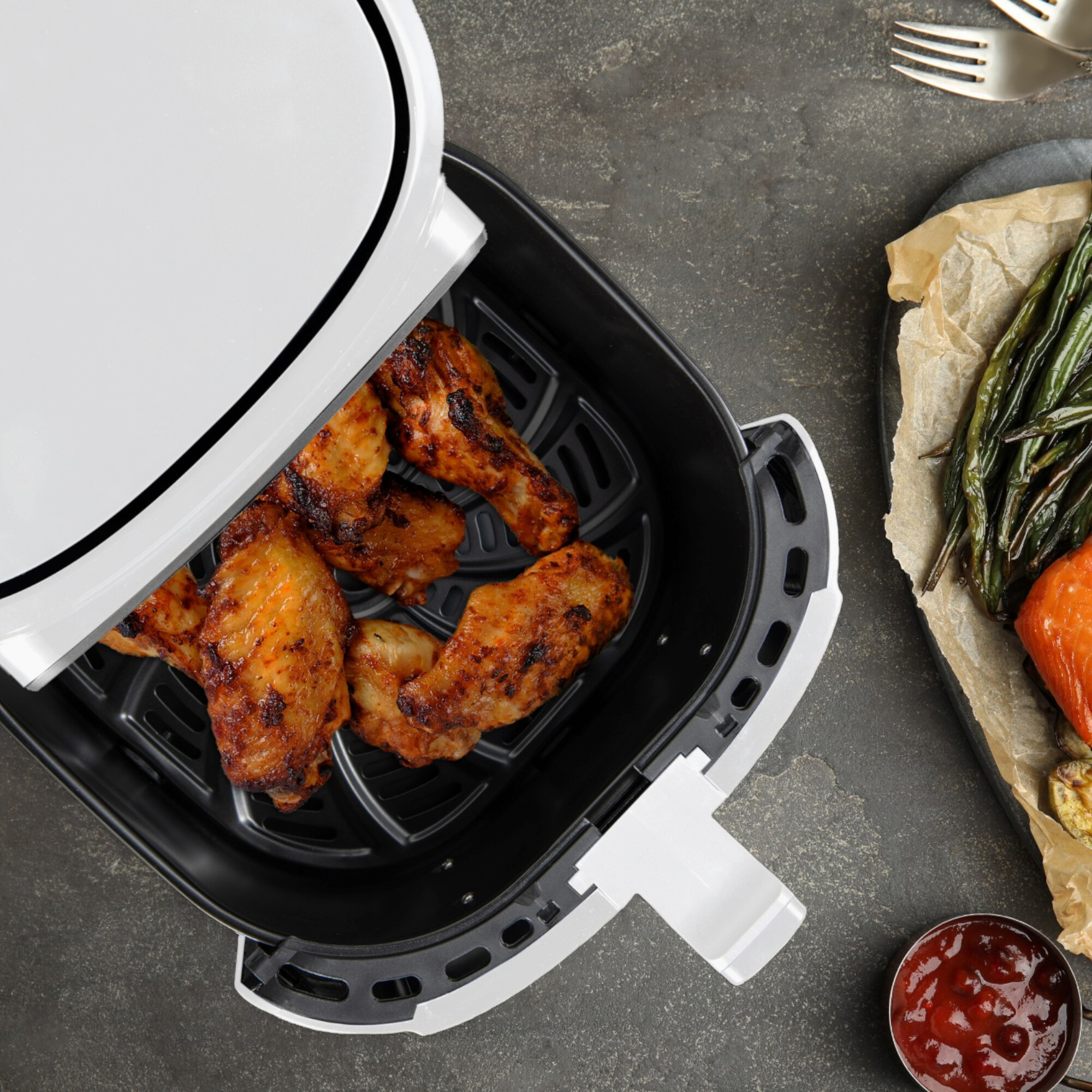 BERGNER Heißluftfritteuse BG-51186-WH