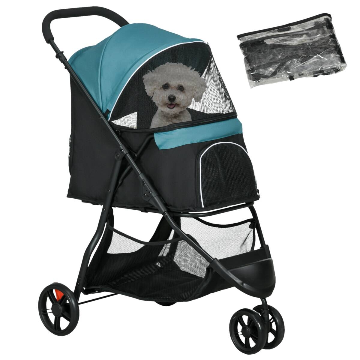 PawHut Hunde-Zubehör dunkelgrün Kunststoff B/H/L: ca. 51,5x80,5x100 cm