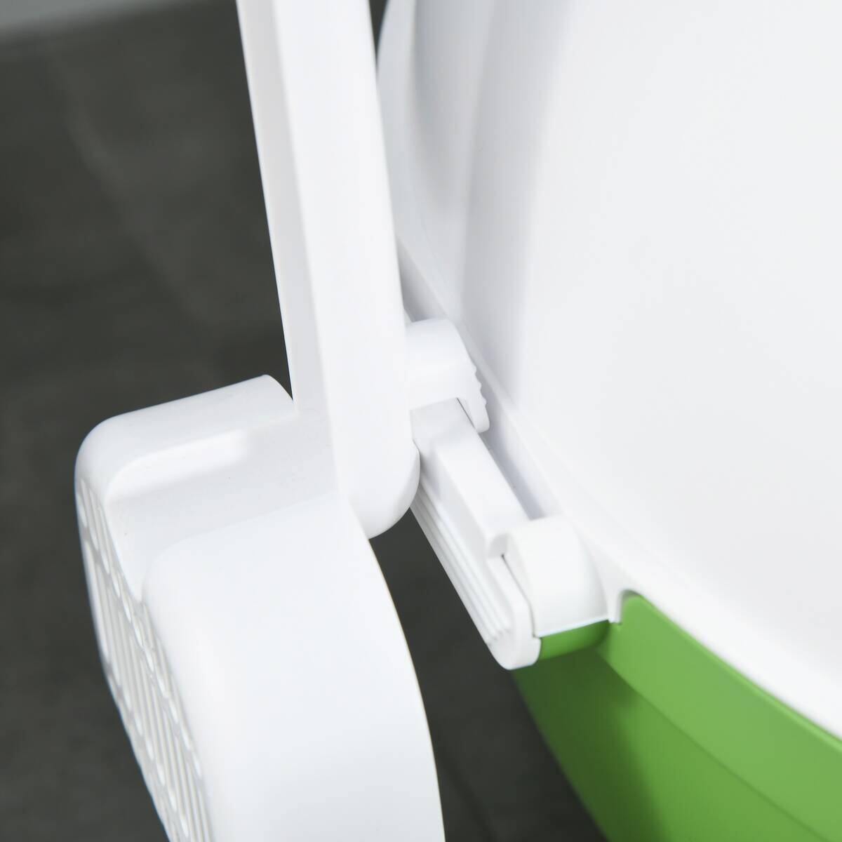 PawHut Katzen-Zubehör weiß Edelstahl B/H/L: ca. 51x53x48 cm