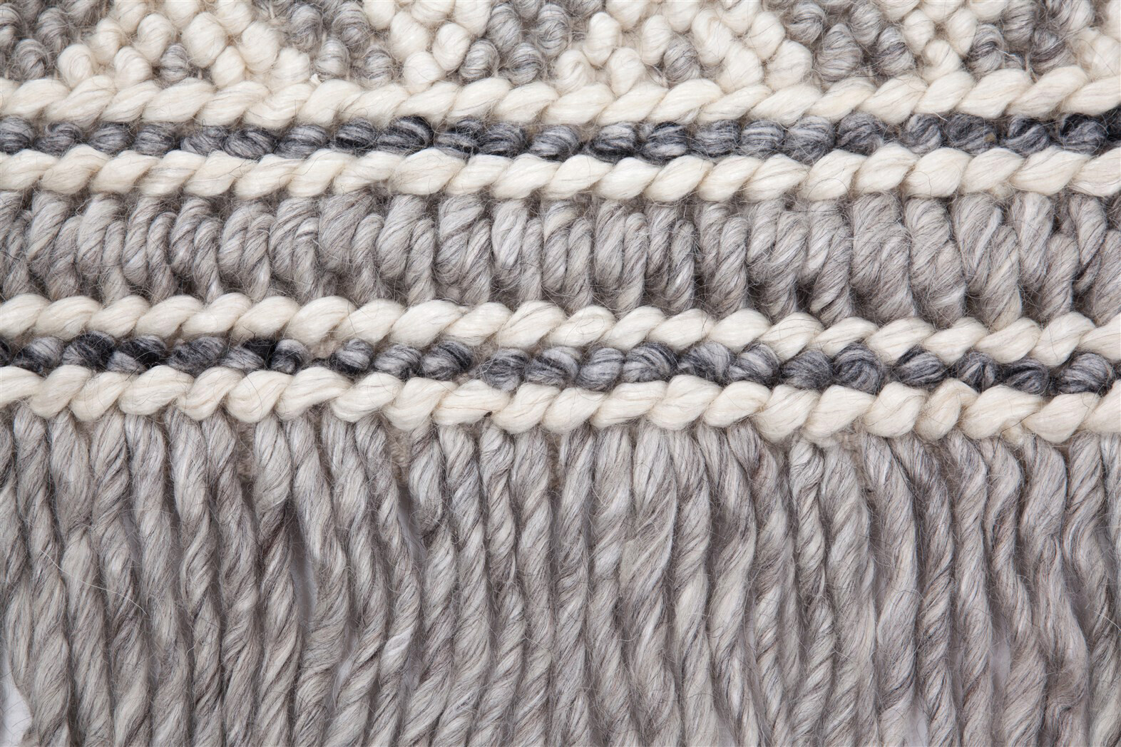 Kayoom Kurzflorteppich Natura 410 silber B/L: ca. 80x150 cm