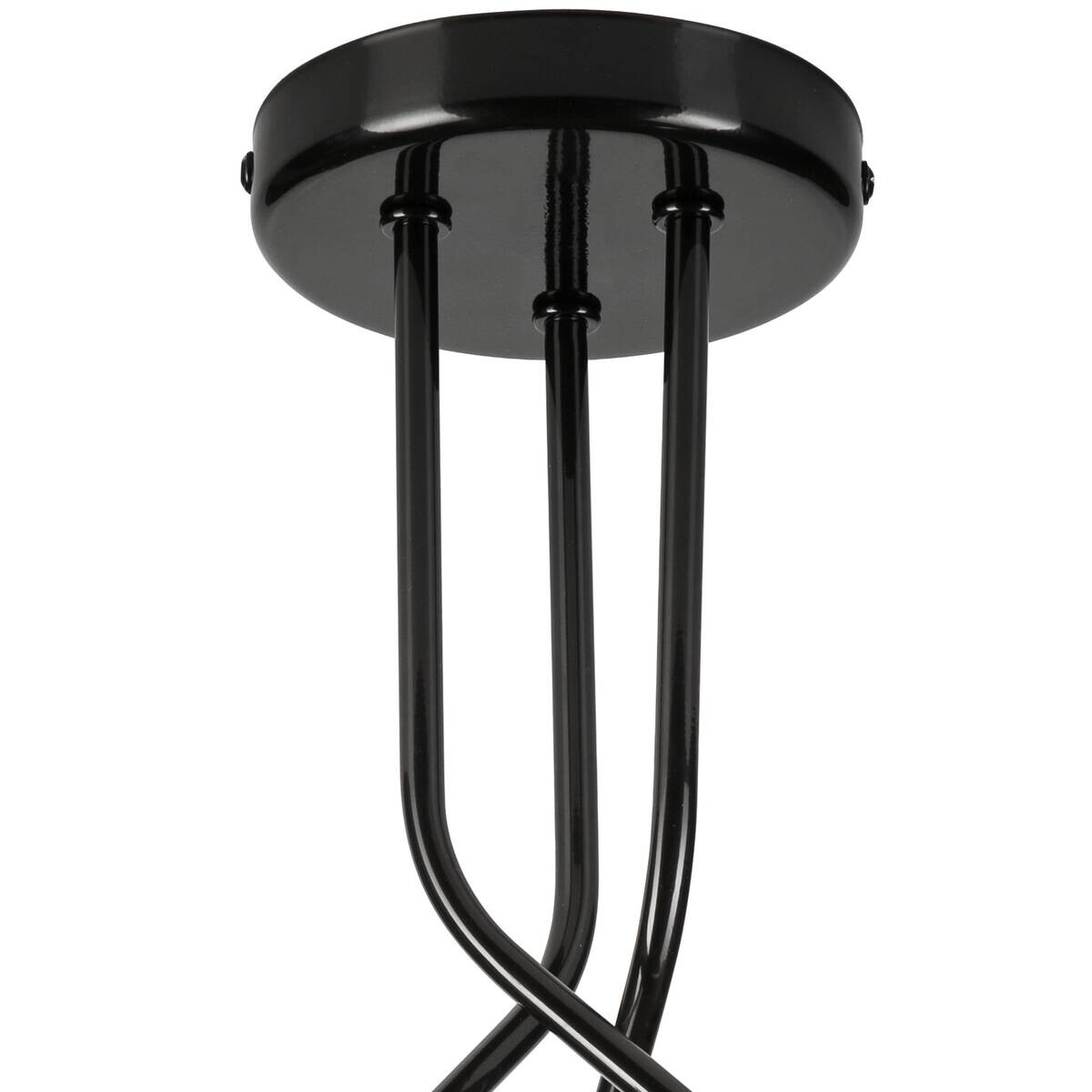 Lamkur Deckenleuchte gold Stahl B/H/L: ca. 33x34x33 cm E27 3 Brennstellen