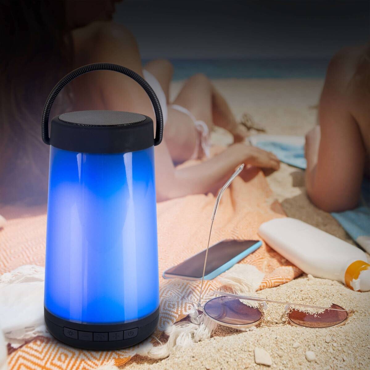 Näve Leuchten Tischleuchte 5250161 schwarz Kunststoff B/H/T: ca. 9x18x9 cm 1 Brennstellen