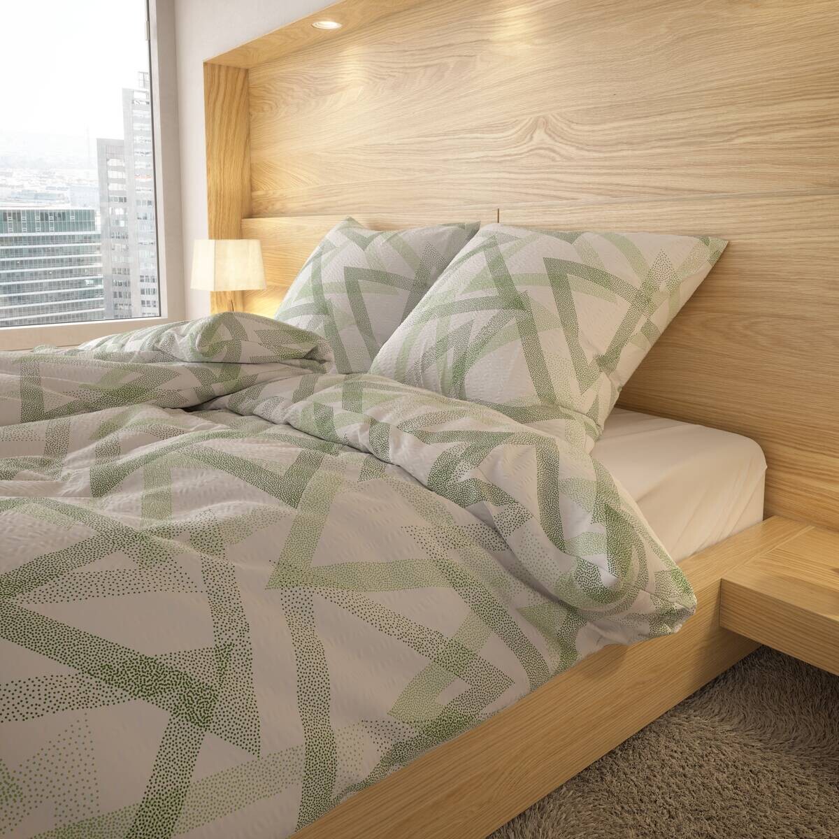 Microfaser Bettwäsche Seersucker