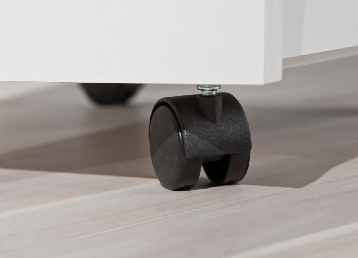 Rollcontainer Pronti weiß B/H/T: ca. 40x65x36 cm