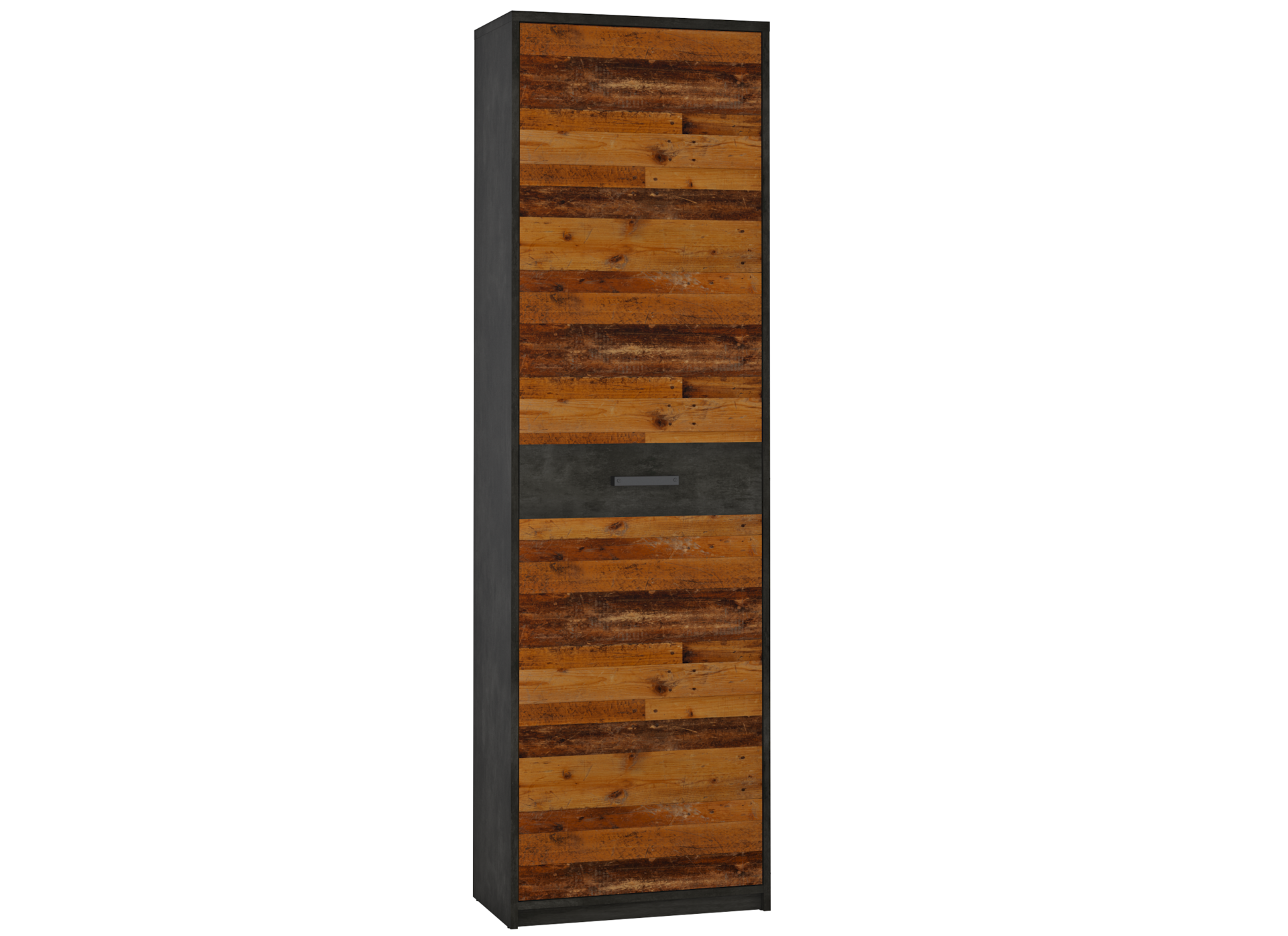 Garderobenschrank Perugia Fresko Nachbildung Old Wood Nachbildung B/H/T: ca. 59x197x34 cm