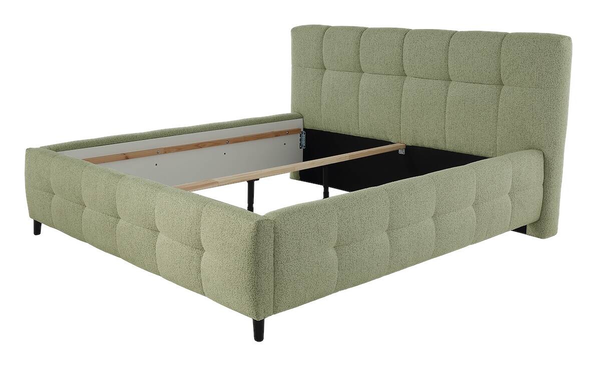 Polsterbettgestell grün Polyester Liegefläche B/L: ca. 180x200 cm Polsterbettgestell grün Polyester Liegefläche B/L: ca. 180x200 cm