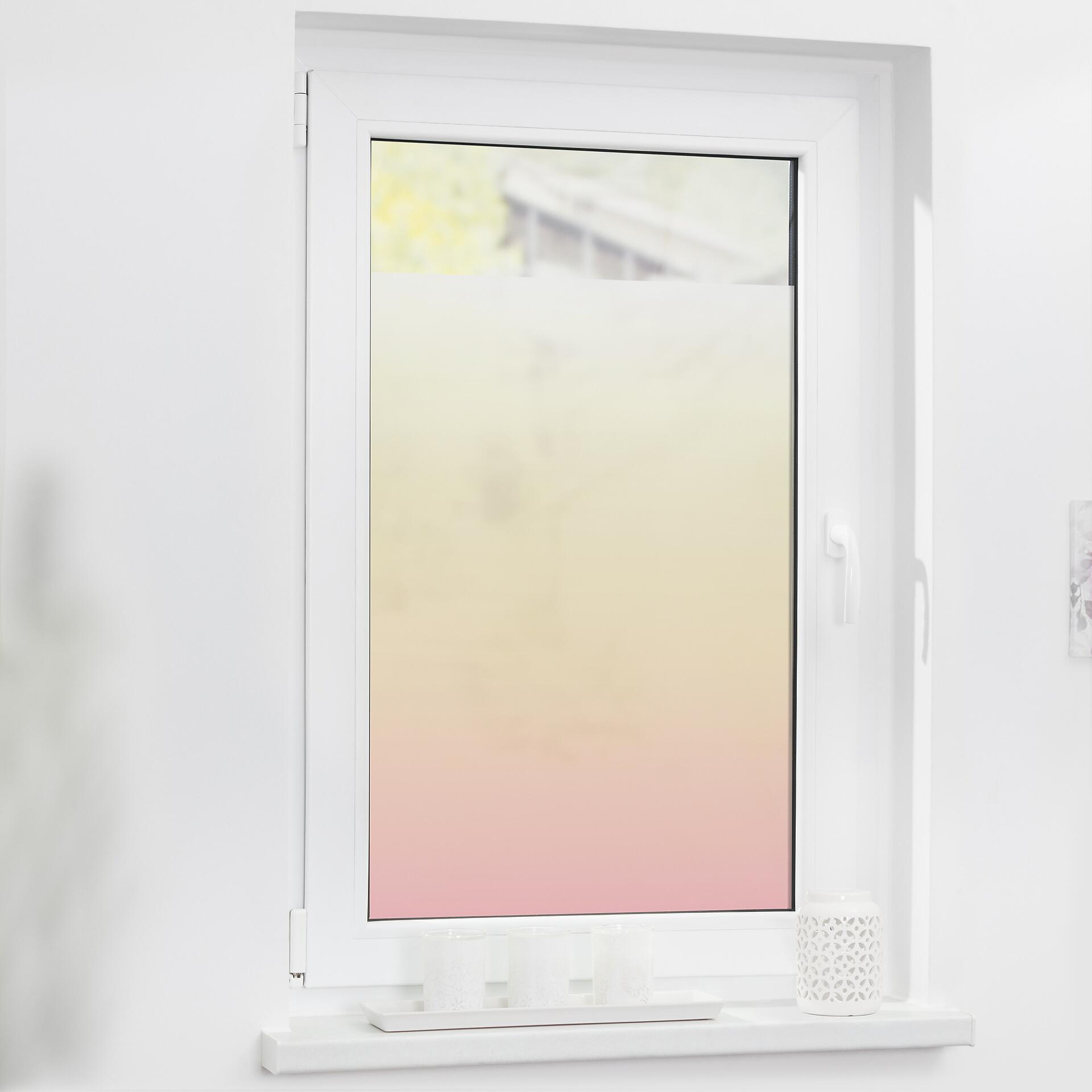 LICHTBLICK Fensterfolie Ombre  Ombre rosa B/L: ca. 100x130 cm