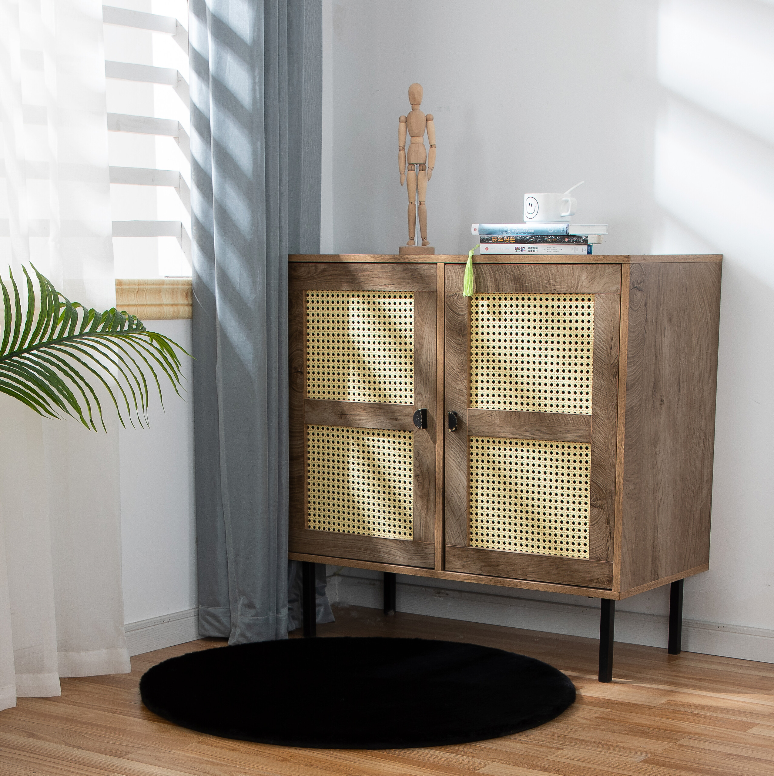 Teppich Softy schwarz D: ca. 80 cm Teppich Softy schwarz D: ca. 80 cm