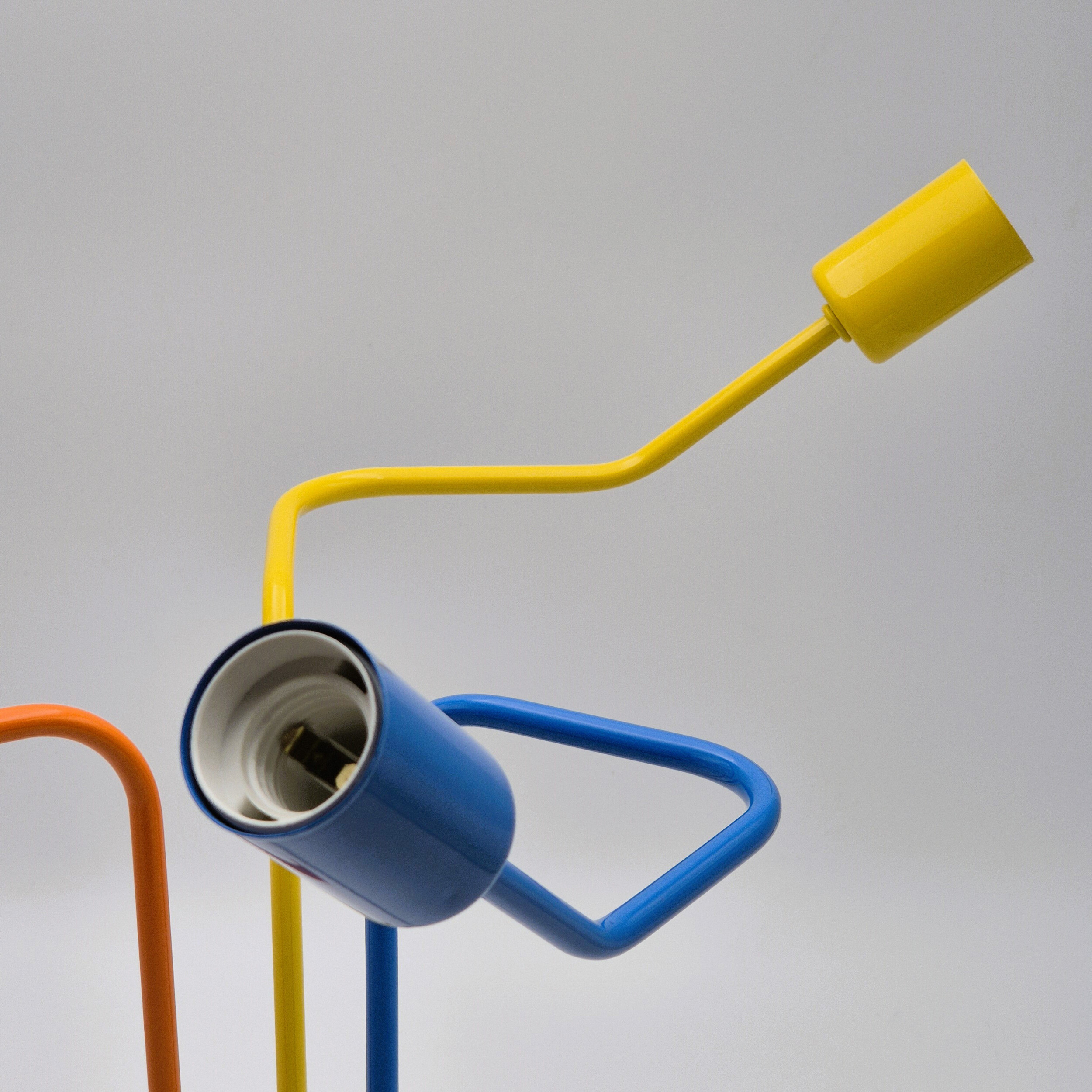 Lamkur Hängeleuchte mehrfarbig Stahl B/H/L: ca. 55x40x55 cm E27 3 Brennstellen