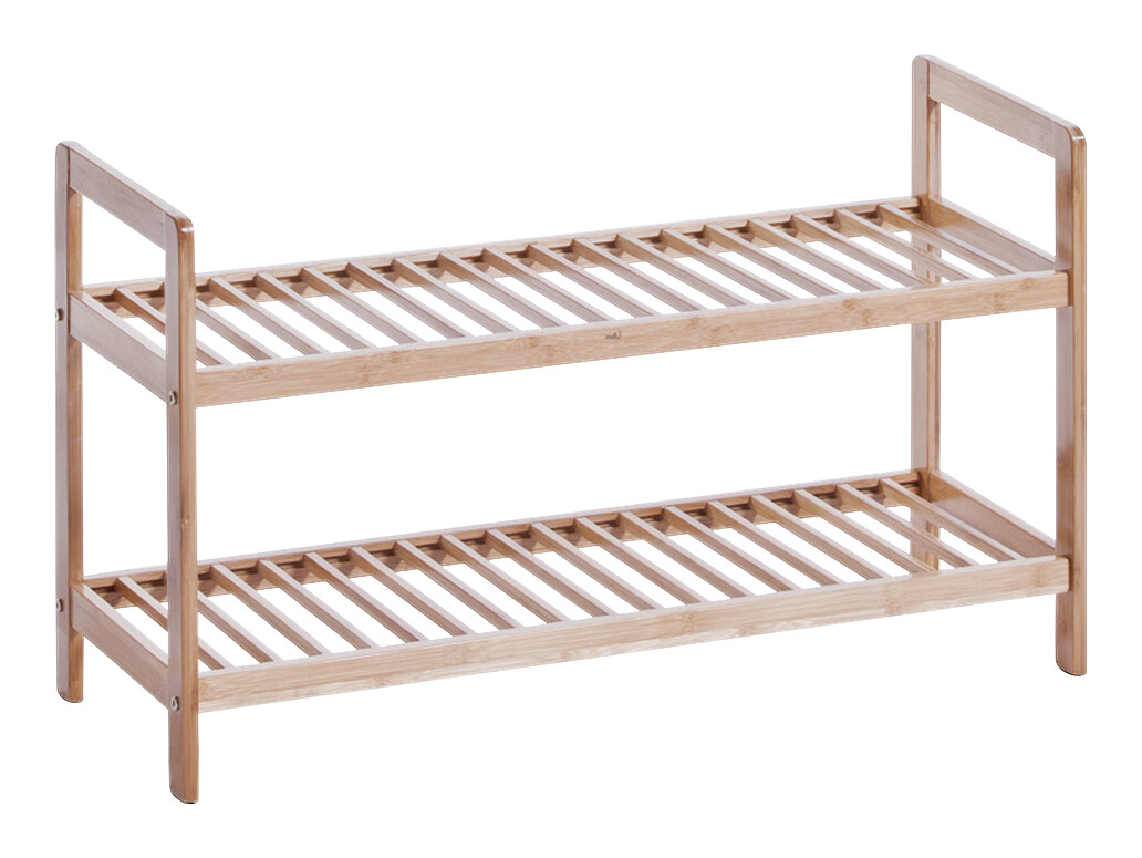 Zeller Schuhregal natur Bambus B/H/T: ca. 70x40x26 cm Zeller Schuhregal natur Bambus B/H/T: ca. 70x40x26 cm