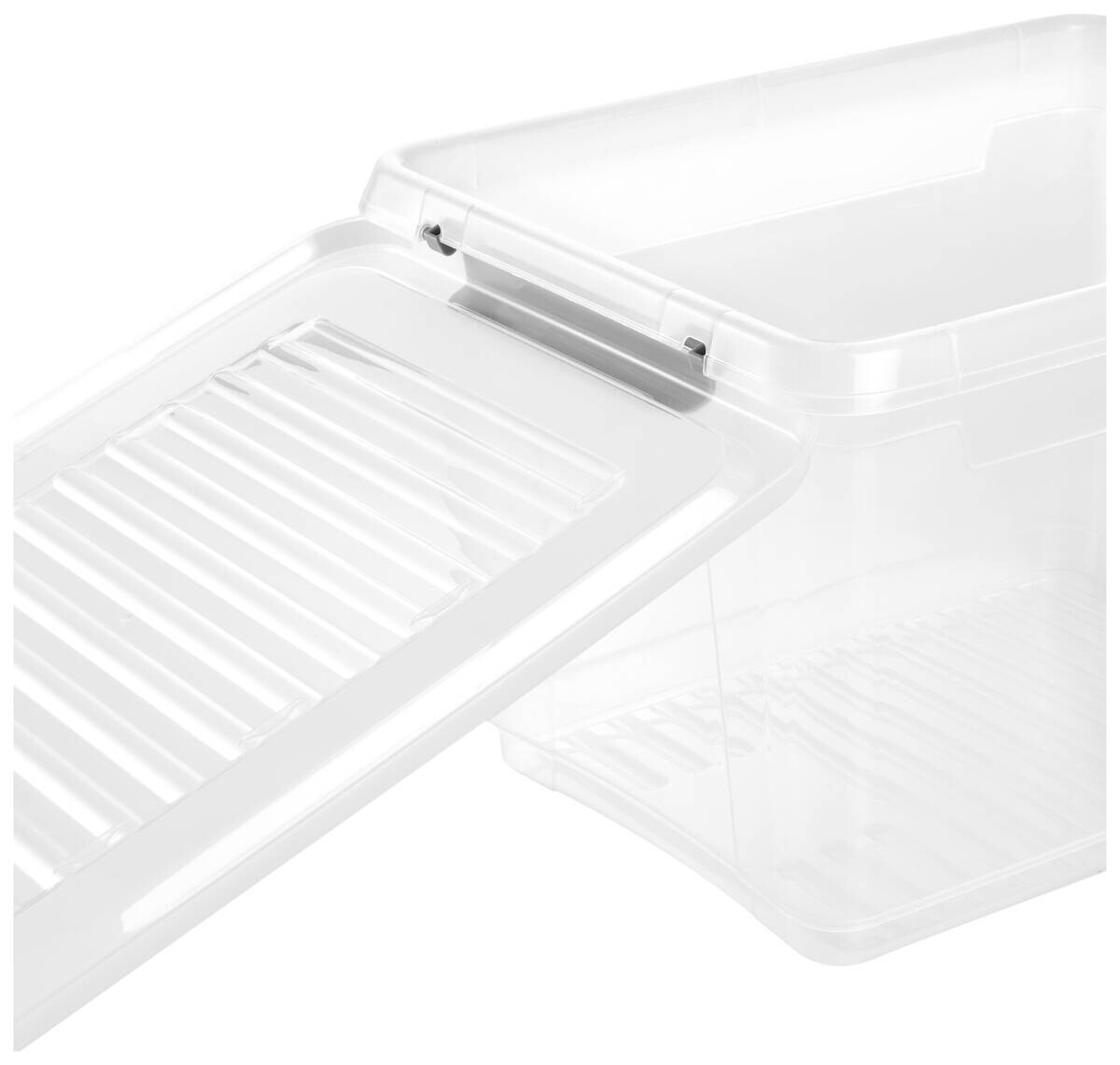 Aufbewahrungsbox transparent B/H/L: ca. 28,5x23,5x37,5 cm