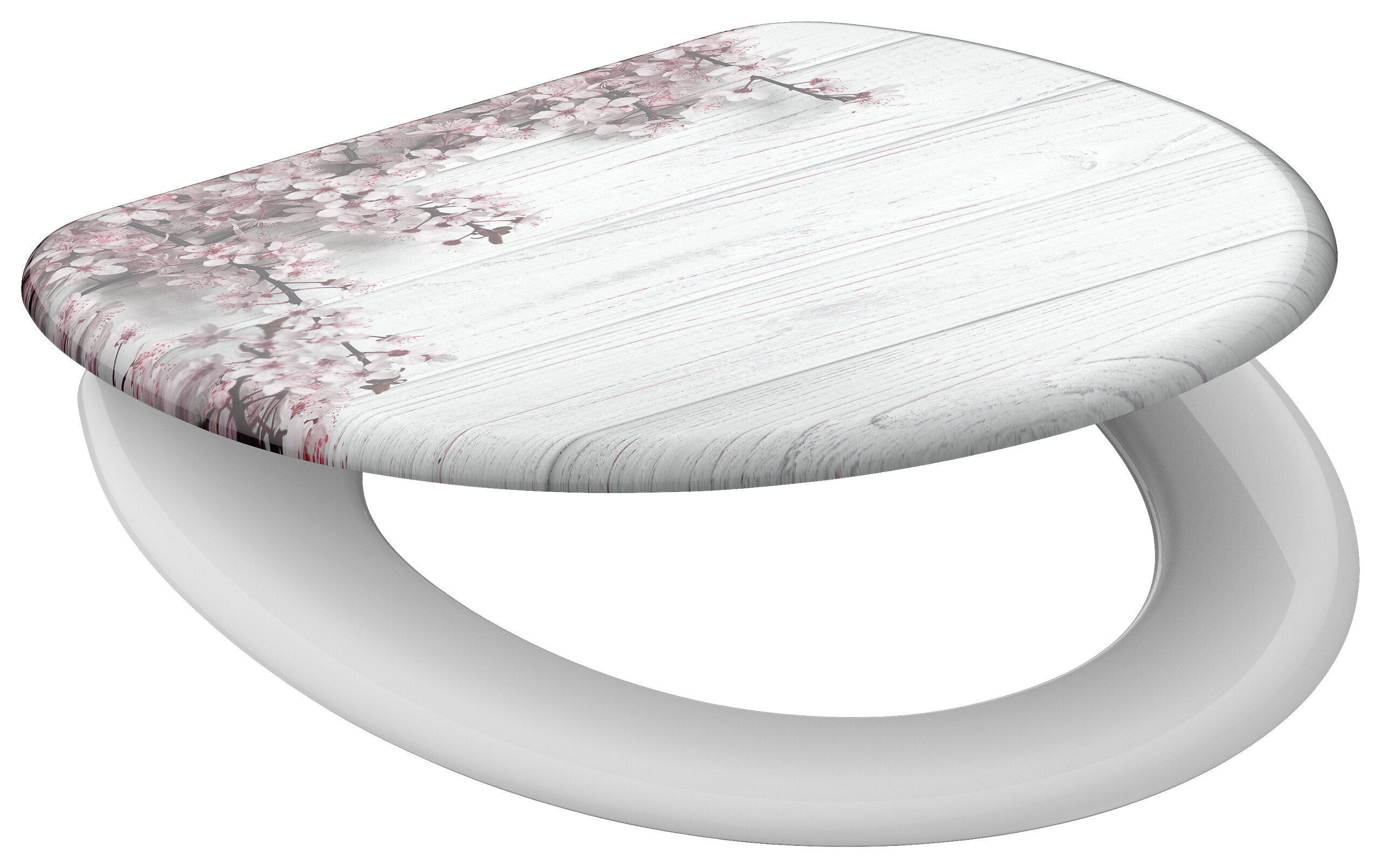 Eisl WC-Sitz Flower&Wood MDF