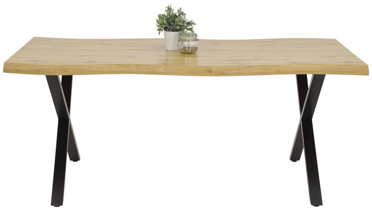 Esstisch Gerda Eiche Wildeiche Nachbildung B/H/T: ca. 140x76x90 cm