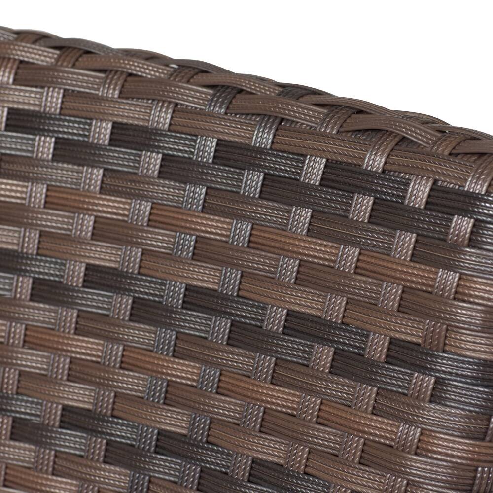 Gardamo Sessel 2er Set MINAS braun Kunststoff B/H/L: ca. 57x85x61 cm