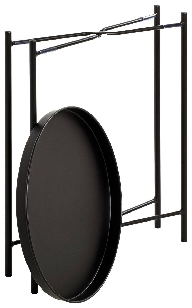 Beistelltisch  schwarz H/D: ca. 50x39 cm