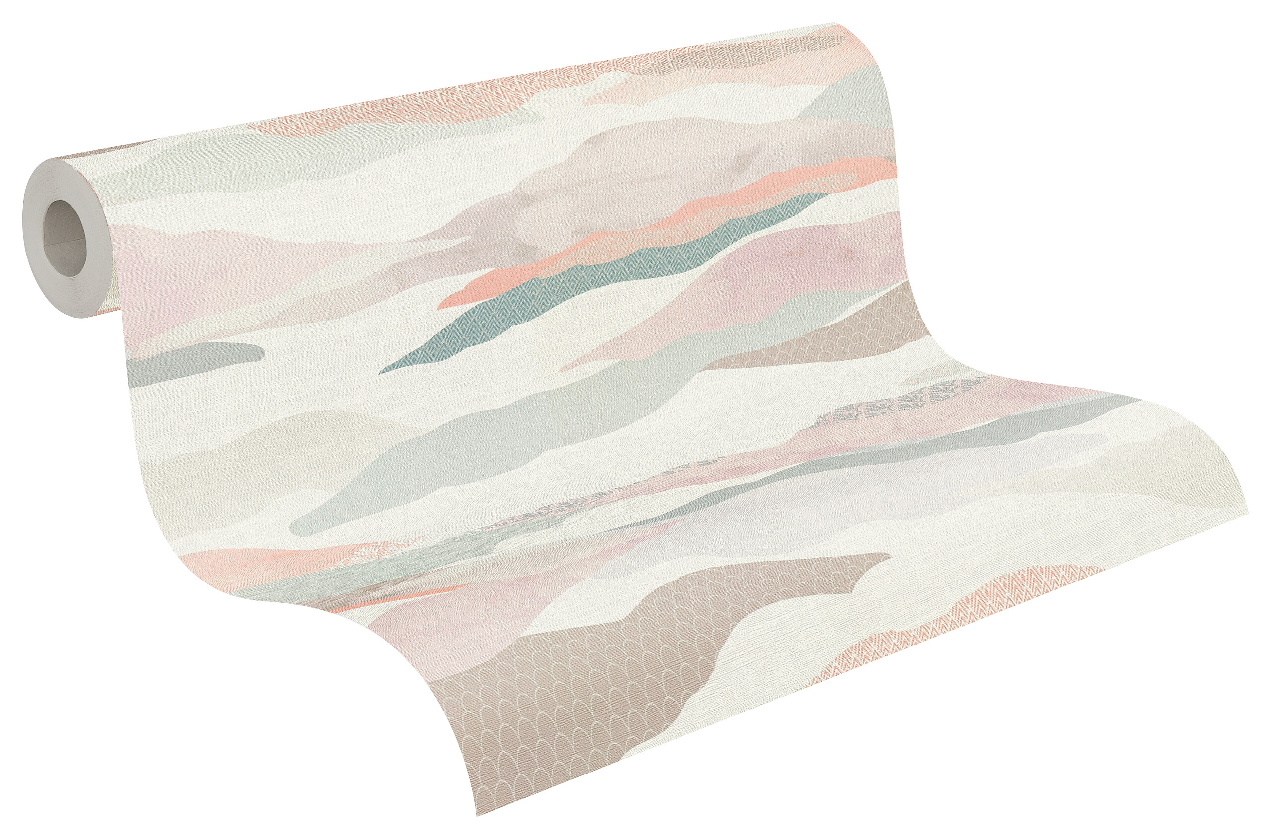 A.S.Creation Vliestapete blau weiß B/H/D: ca. 53x1005x8 cm