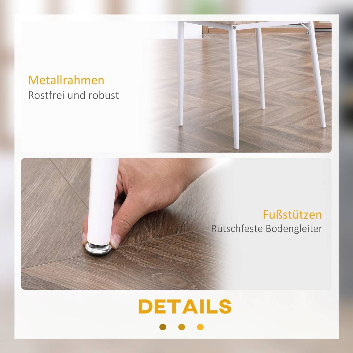 Essgruppe 835-086 natur B/H/T: ca. 70x76x70 cm