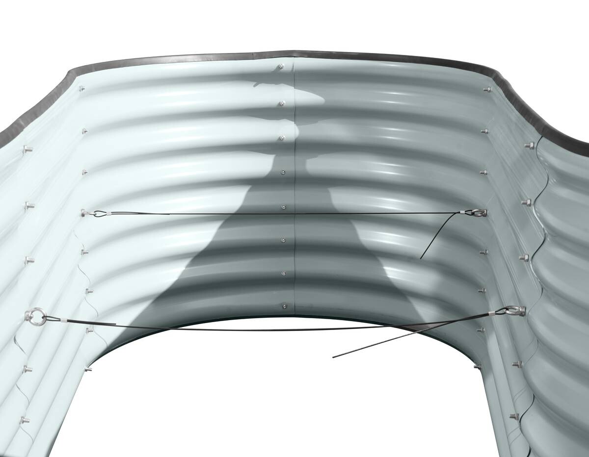 Westmann Hochbeet Grow Faster anthrazit Stahl B/H/L: ca. 160x82x240 cm