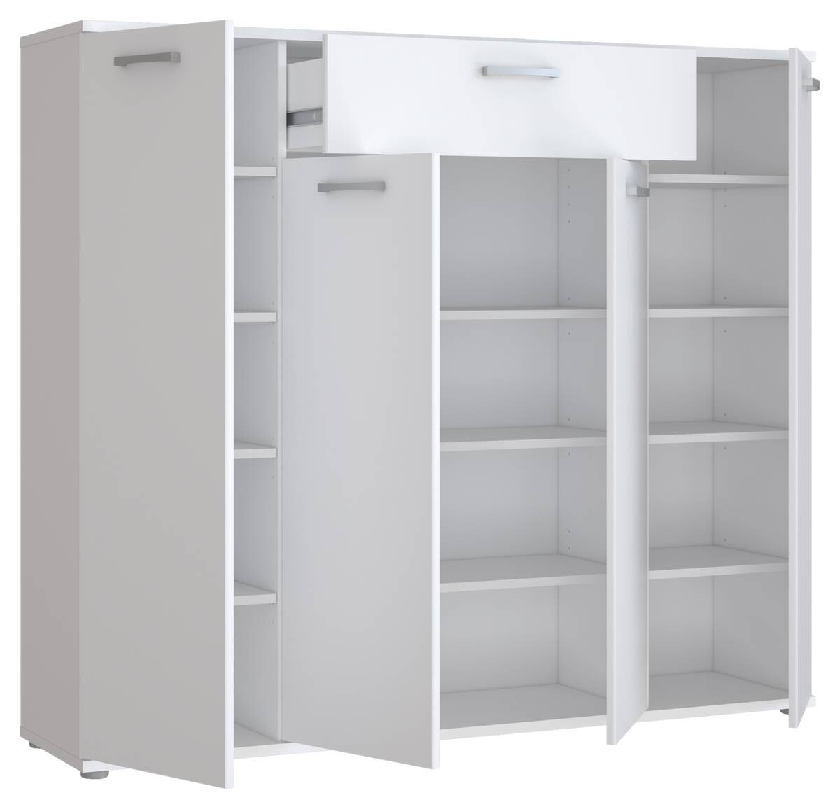 Kommode  weiß B/H/T: ca. 139x121x35 cm