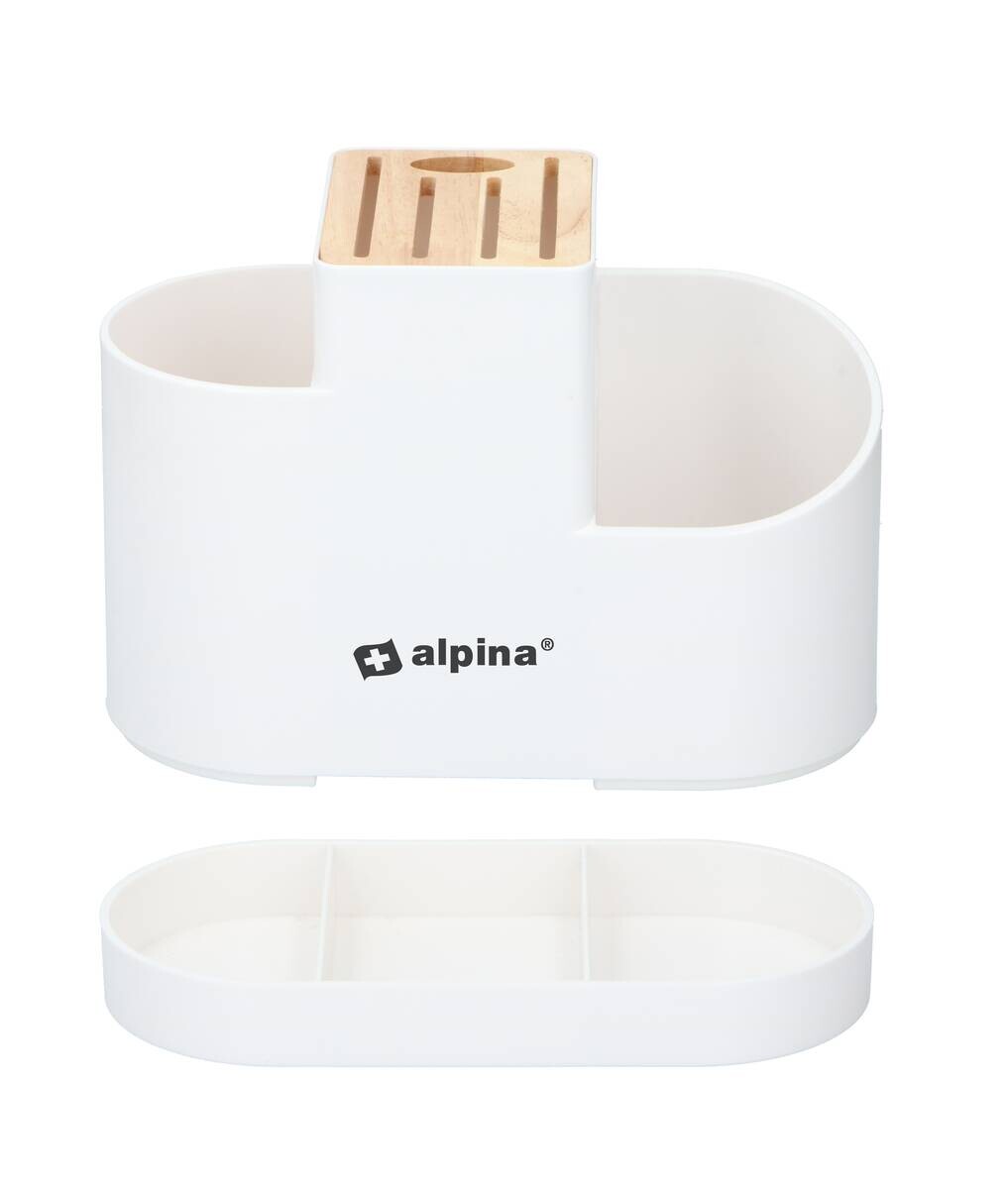 alpina Küchen-Organizer weiß Kunststoff