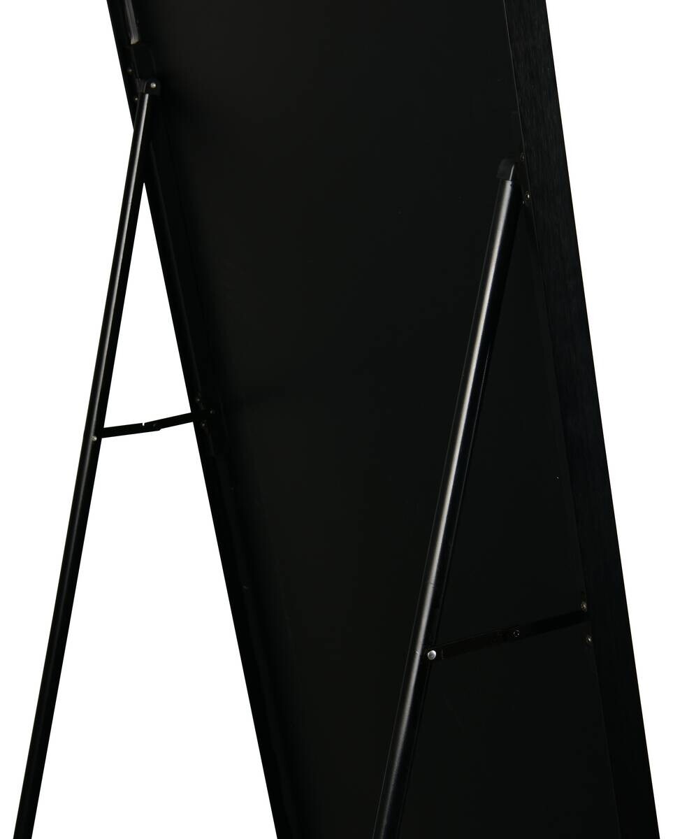 Standspiegel Britt schwarz Metall B/H/T: ca. 70x170x4 cm