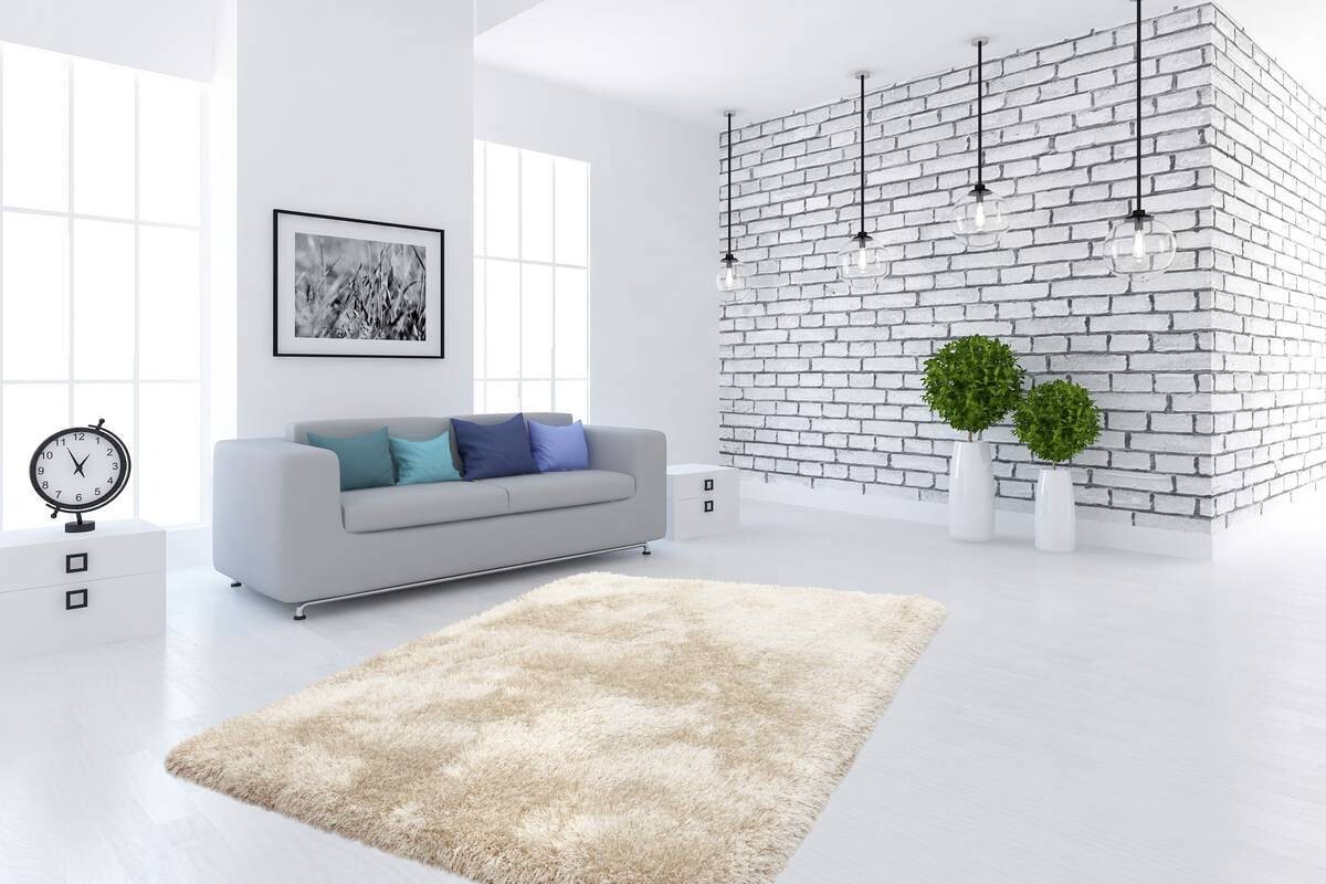 360Living Teppich Cosy champagner B/L: ca. 120x170 cm