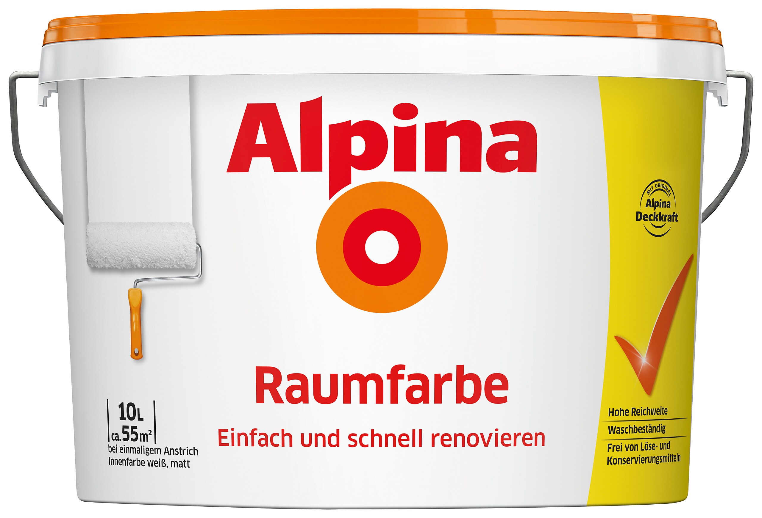 Alpina Raumfarbe weiß ca. 10 l Alpina Raumfarbe weiß ca. 10 l