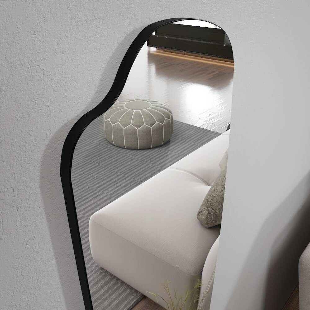 moebel17 Wandspiegel Reos silber Optik Glas B/H/T: ca. 40x120x2,2 cm