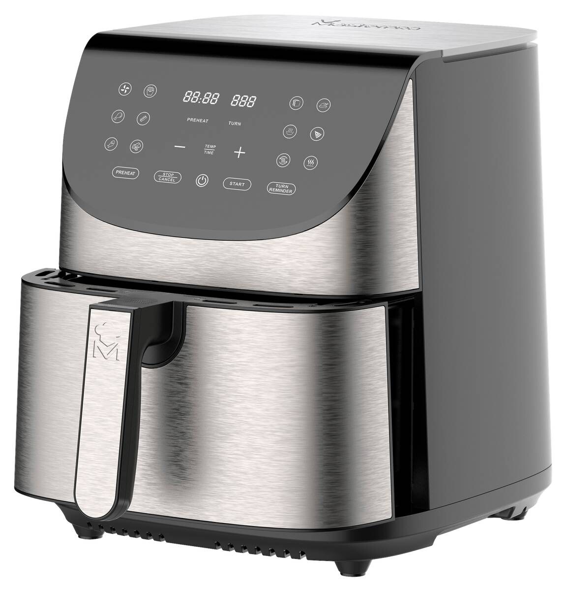 MASTERPRO Heißluftfritteuse BGMP-9309 Rocket silber Kunststoff B/H/T: ca. 42x78x39,5 cm ca. 7,5 l