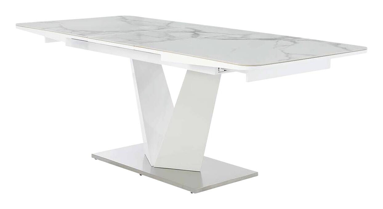 Esstisch weiß B/H/T: ca. 160x76x90 cm