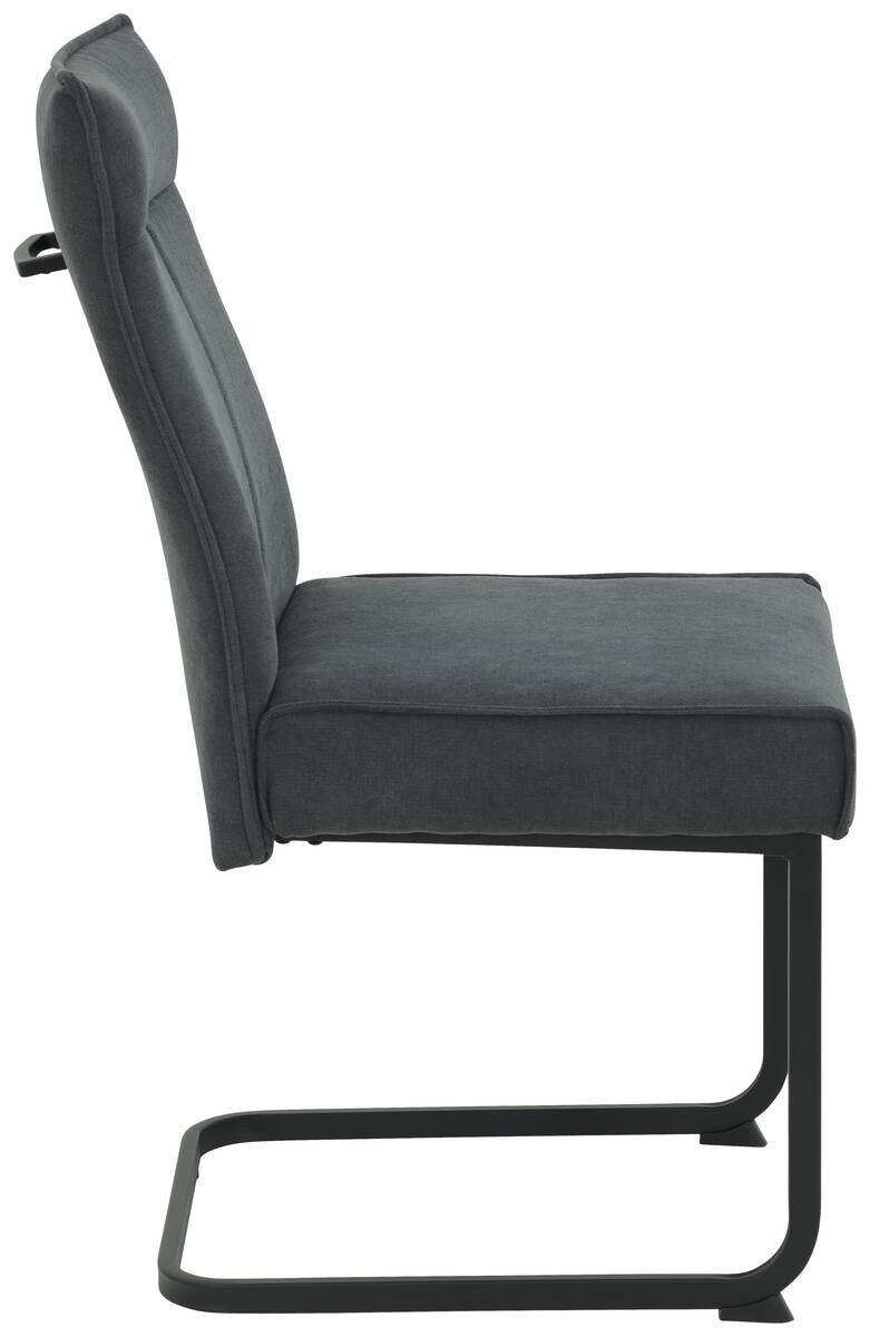 Schwingstuhl Nina anthrazit Webstoff B/H/T: ca. 48x97x68 cm