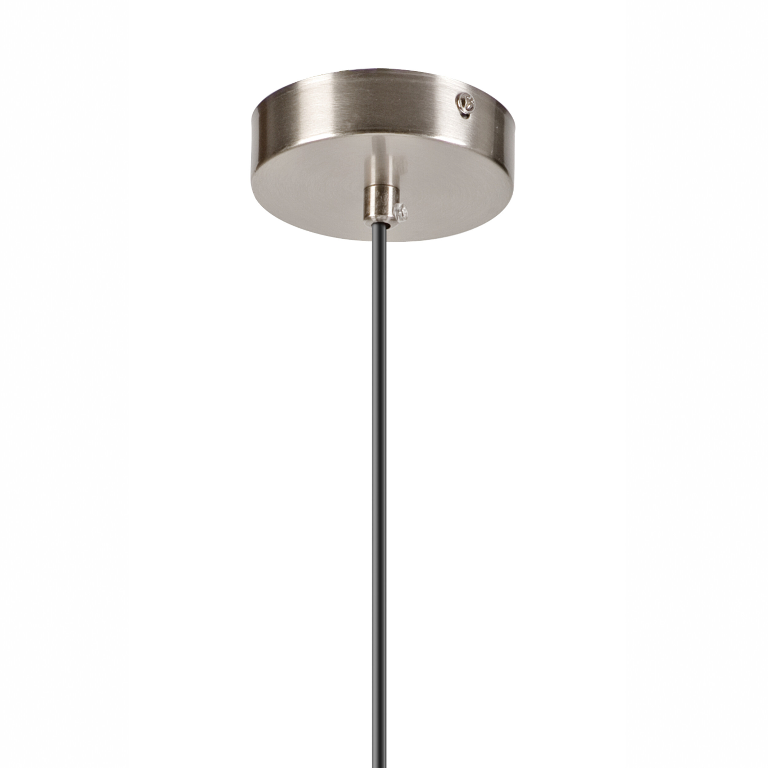 Lamkur Hängeleuchte Rollo Chrom Glas Stahl B/H/L: ca. 15x120x15 cm 1.0 Brennstellen