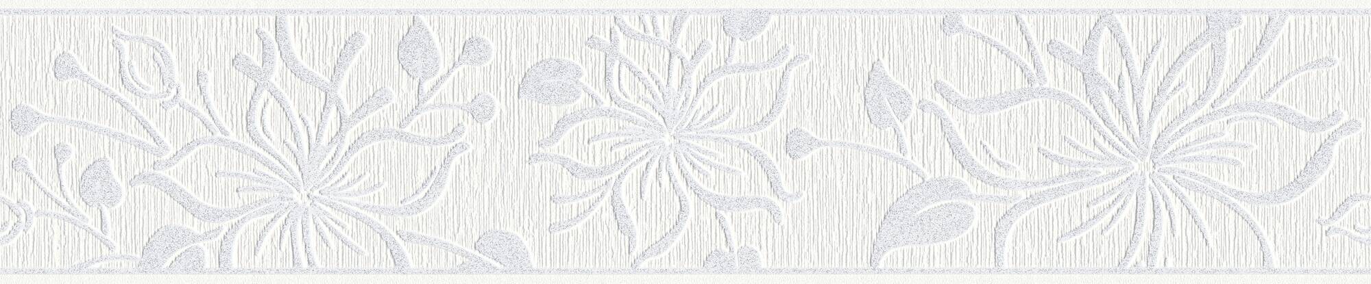 A.S.Creation Bordüre weiß B/H/D: ca. 13x500x8,5 cm