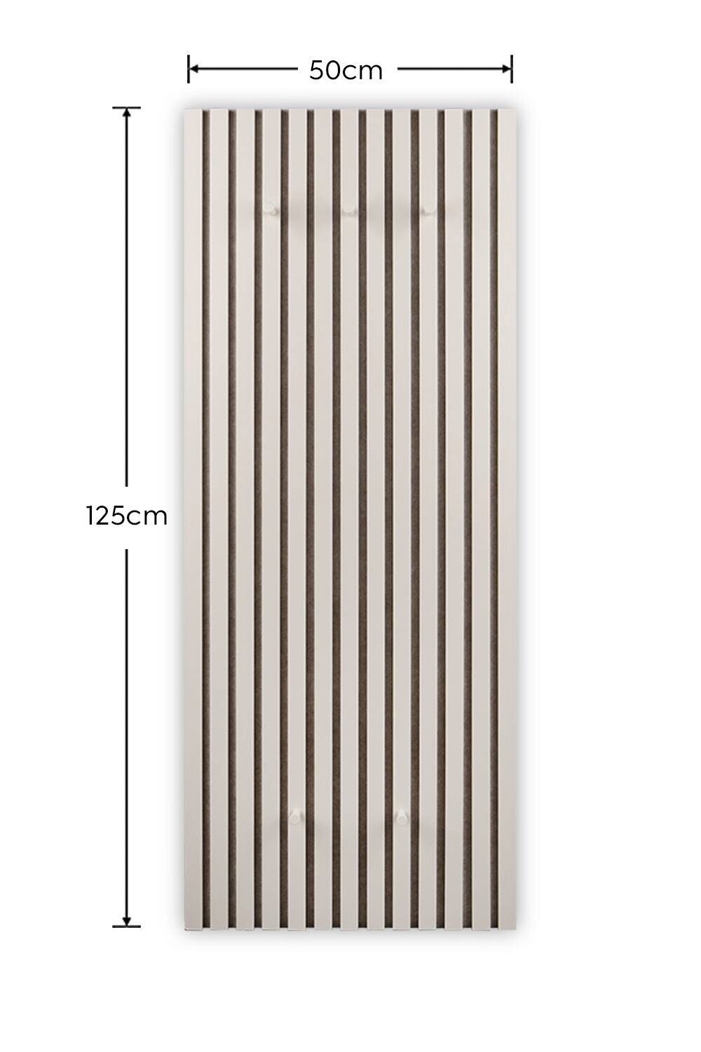 Wandpaneel Grace sand MDF Filz B/H/T: ca. 50x125x7 cm Wandpaneel Grace sand MDF Filz B/H/T: ca. 50x125x7 cm