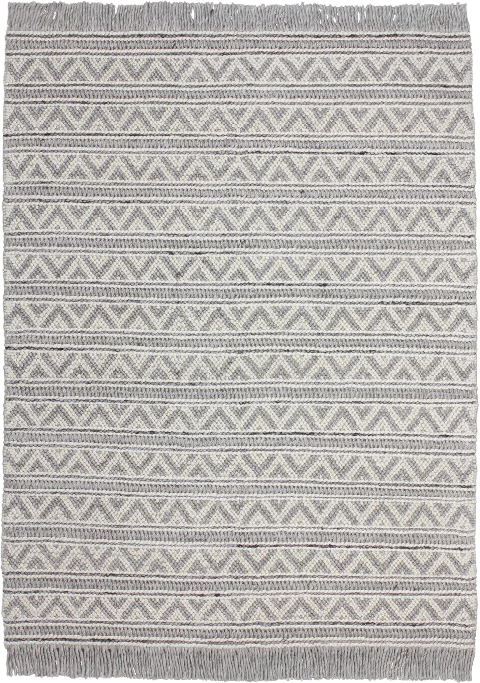 Kayoom Kurzflorteppich Natura 410 silber B/L: ca. 80x150 cm