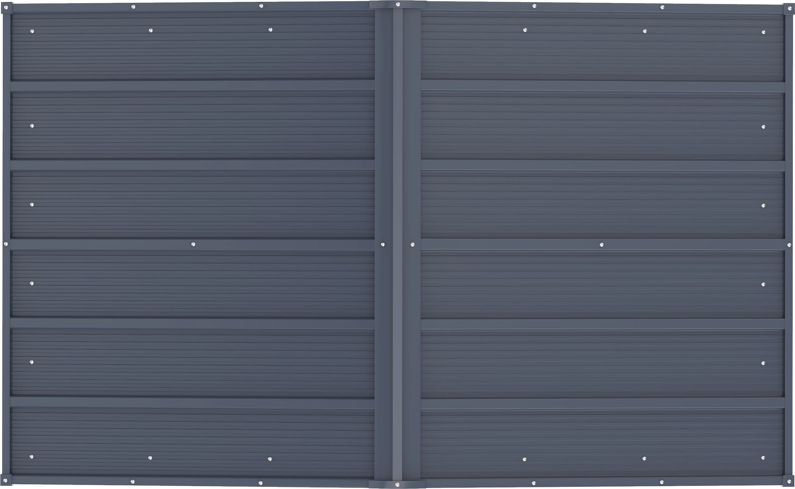 VCM Gerätehaus anthrazit B/H/L: ca. 202x181x113 cm