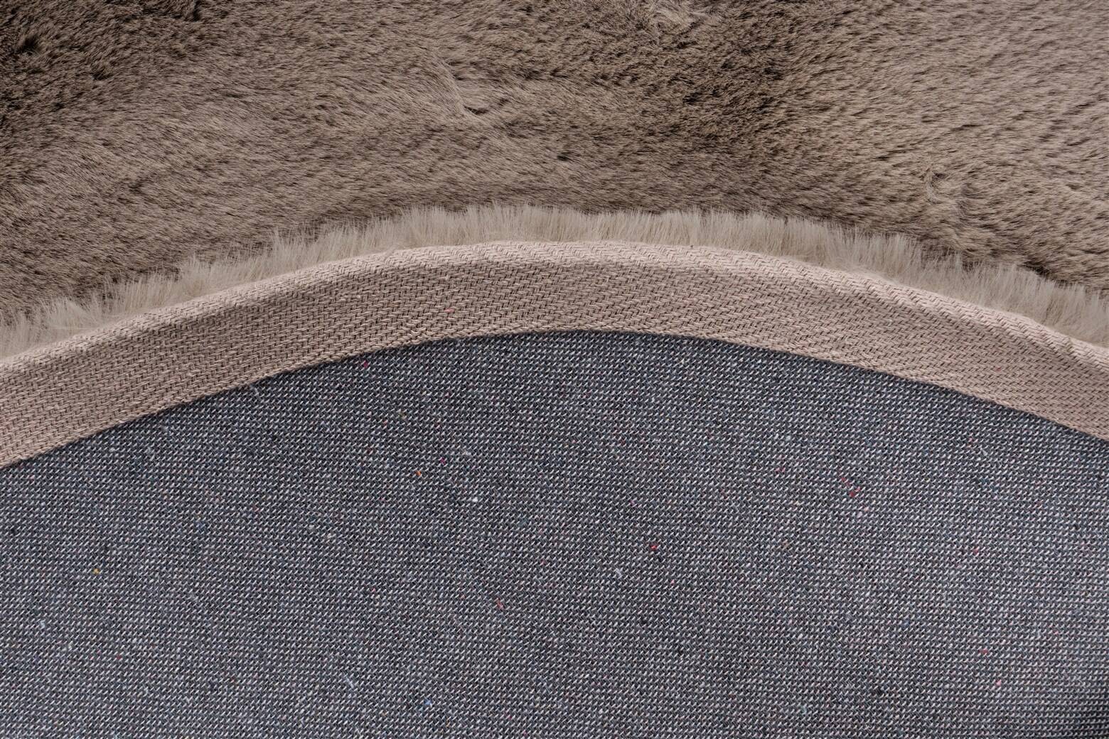 Padiro Hochflorteppich Rabbit Light 525 taupe B/H/L: ca. 160x3,6x160 cm