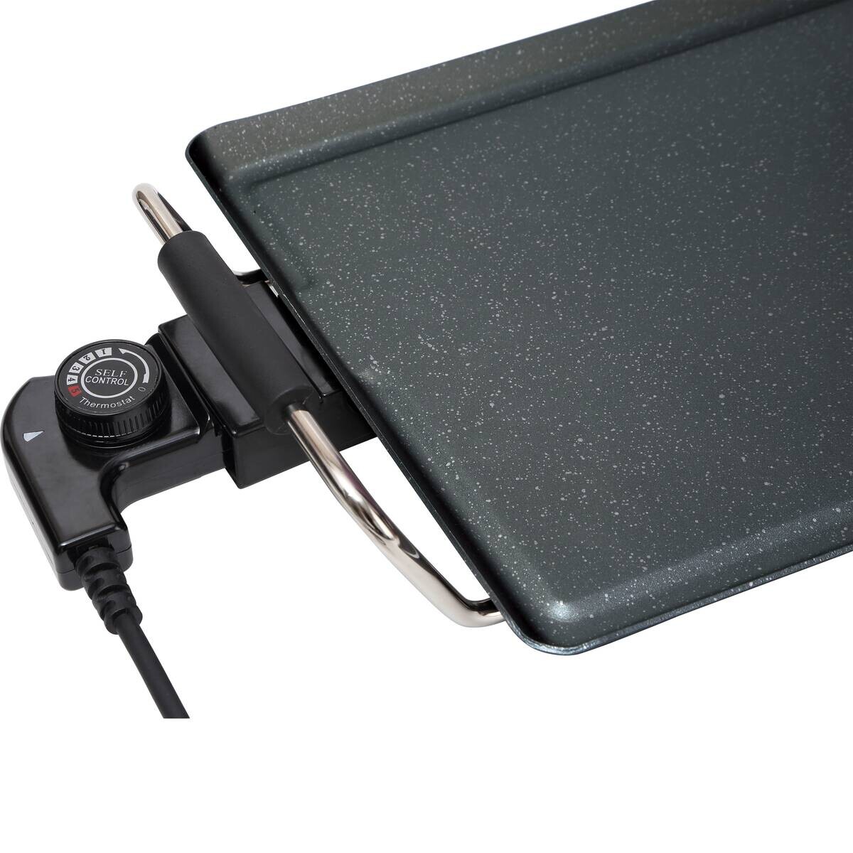 SWISS HOME Grillplatte SH-6629-S schwarz Aluminium B/H/L: ca. 27x11x52,5 cm