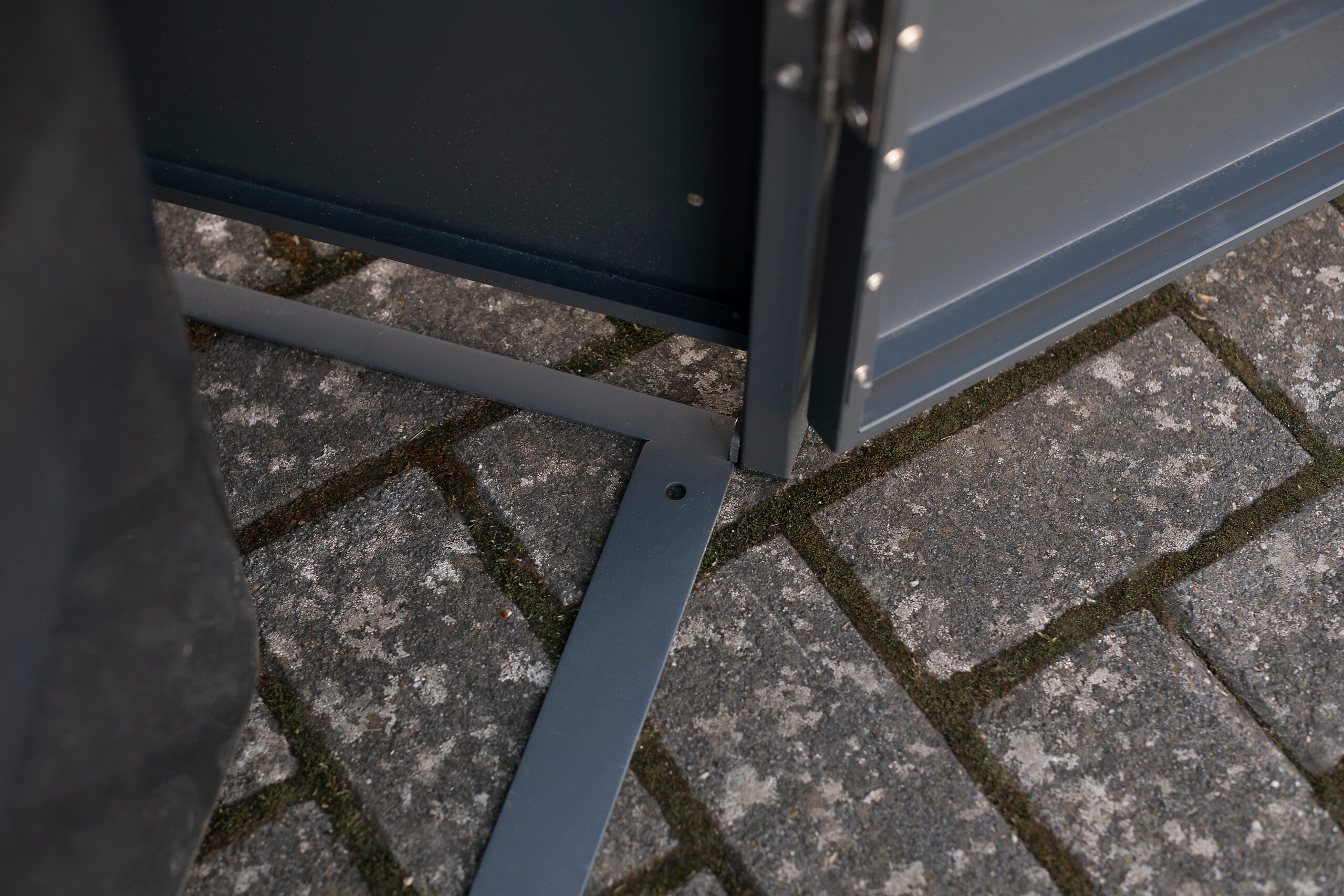 Westmann Mülltonnenbox 1-fach Kubus anthrazit B/H/L: ca. 80x116x60 cm