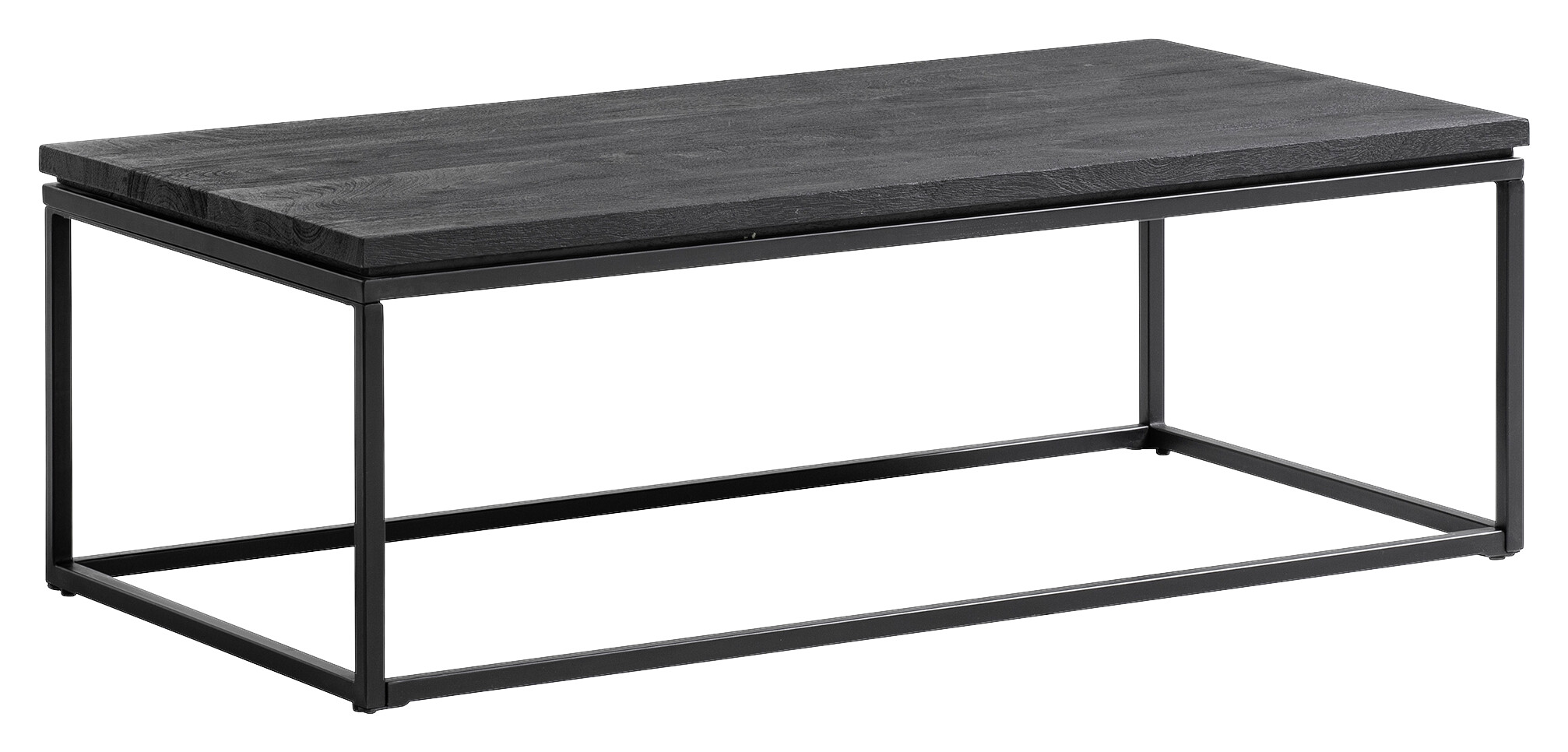 Wohnling Couchtisch schwarz Mango B/H/T: ca. 120x40x60 cm