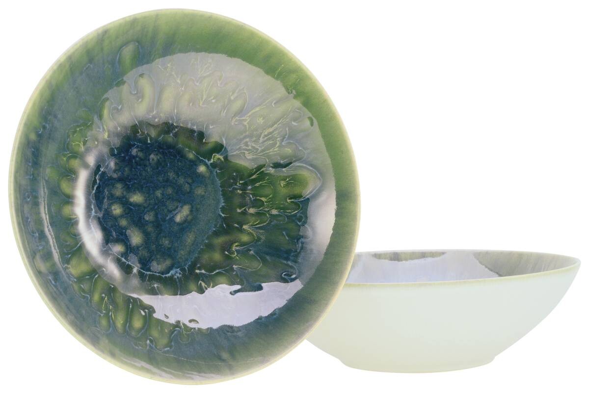 CreaTable Salatschale Yuki multicolor Steinzeug D: ca. 24 cm