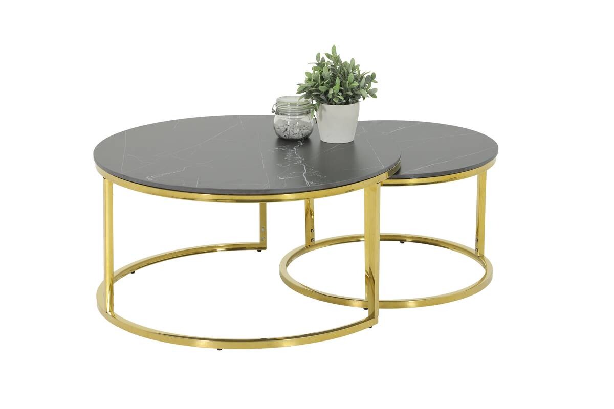 Couchtisch Joel Marmoroptik H/D: ca. 41x80 cm Couchtisch Joel Marmoroptik H/D: ca. 41x80 cm