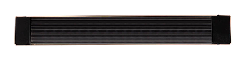 BHP Terassenheizstrahler Tundra B992327 schwarz hellbraun Aluminium B/H/T: ca. 146x20x5 cm ca. 2400 W