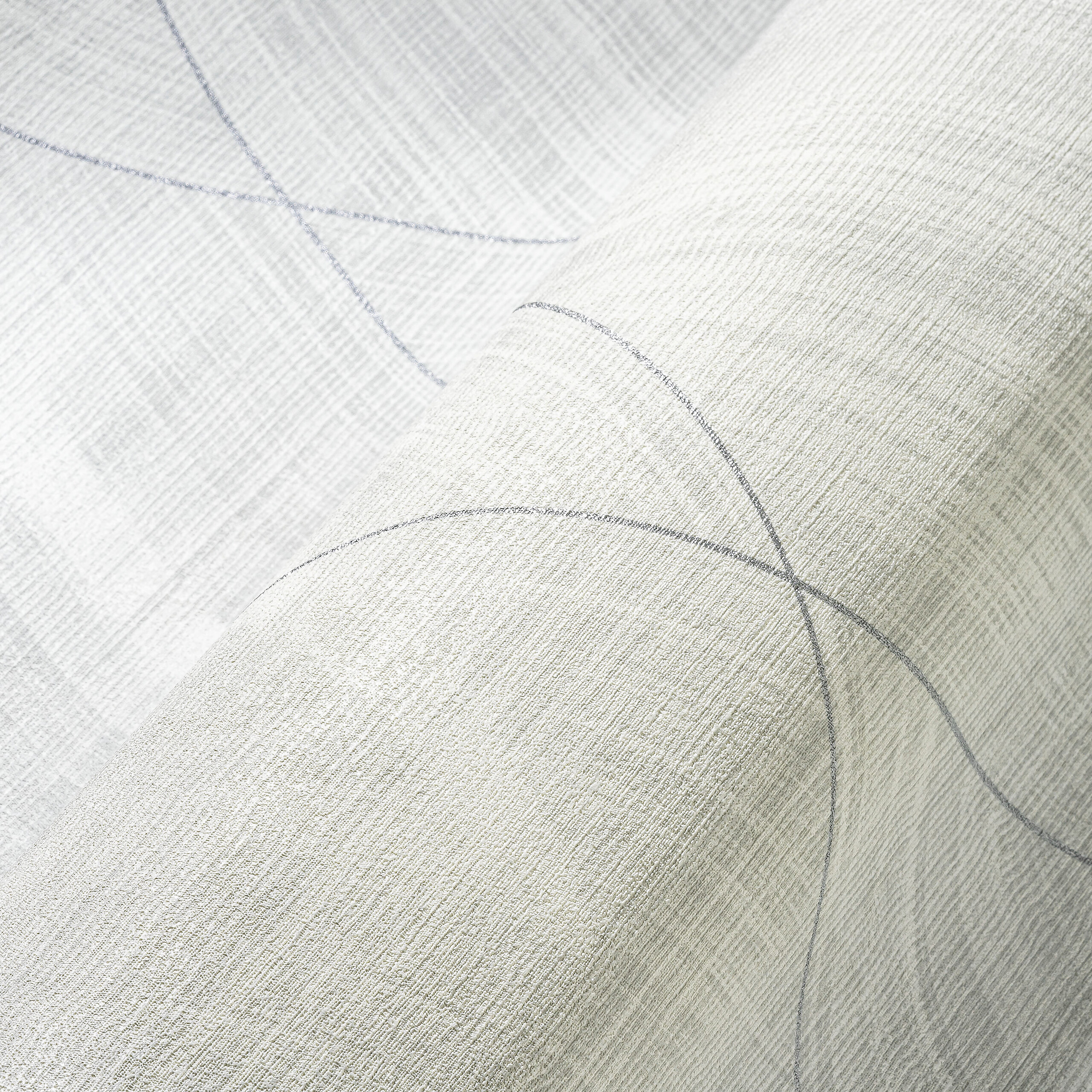 A.S.Creation Vliestapete creme weiß silber B/H/D: ca. 53x1005x8,4 cm